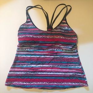 Mossimo Multi Color Swim Suite Top